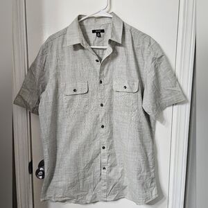 Alfani Men's Gray Short Sleeve Shirt